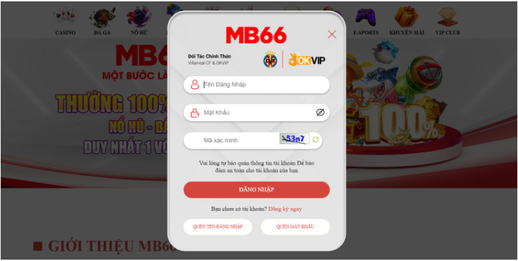 Mb66 hướng dẫn các bước đăng nhập vô cùng tiện lợi Mb66 hướng dẫn các bước đăng nhập vô cùng tiện lợi