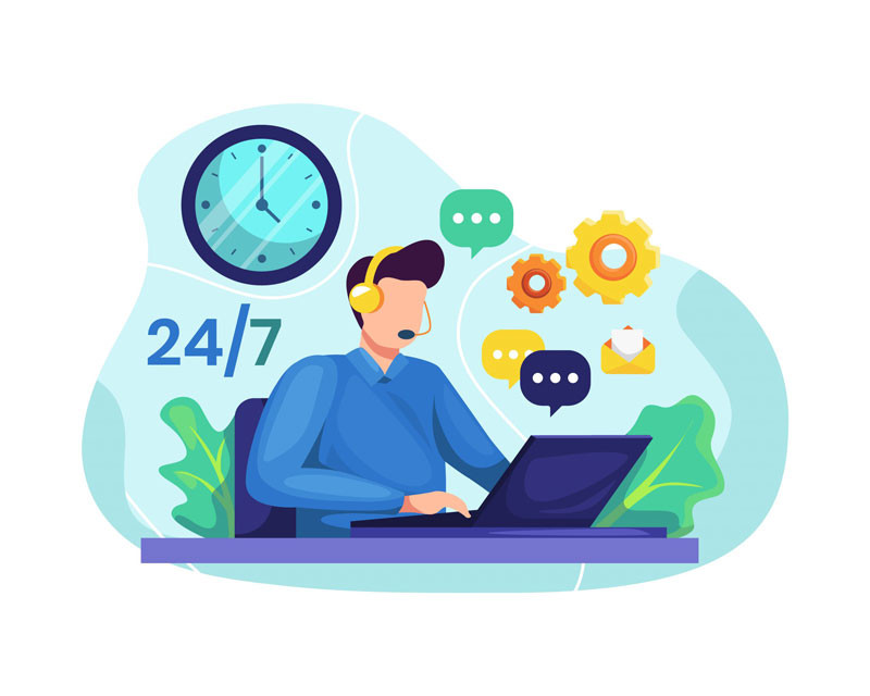 Hỗ trợ 24/7 Hỗ trợ 24/7