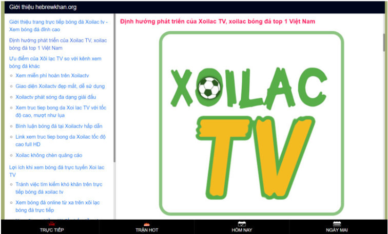 Một số thông tin mới nhất về trang xem bóng đá trực tuyến Xoilac TV Một số thông tin mới nhất về trang xem bóng đá trực tuyến Xoilac TV